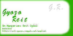 gyozo reit business card
